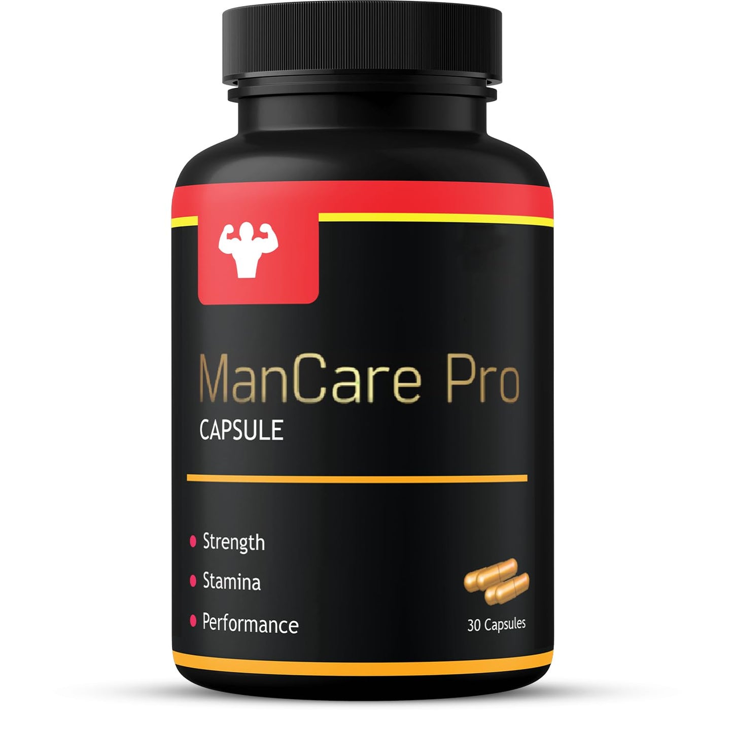 ManCare Pro Capsules for Men â€“ 30 Capsules | With Shilajit, Ashwagandha, Kaunch Beej, Safed Musli & Vaidarikand | Ayurvedic Supplement for Strength, Stamina & Vitality
