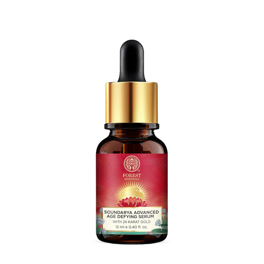 Forest Essentials Soundarya Anti Ageing Serum with 24K Gold | Ayurvedic Face Serum for Clarity, Pigmentation, Firming & Toning the Skin | With Pure Gold & Herbal Extracts