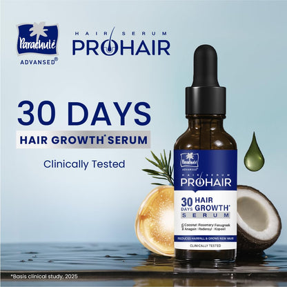 Parachute Advansed Pro Hair Growth Serum for Scalp | With Redensyl, Rosemary, Anagain, Kopexil | Anti Hair fall | Grows New Hair | For Men & Women | 30ml