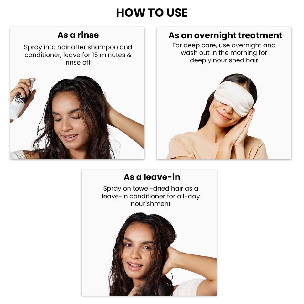 ThriveCo Rosemary Water Hair Spray | 100% Natural Rosemary Extract, Rice Water & Hyaluronic Acid | For Hair Growth & Hair Fall Control | Adds Shine & Conditions | Lightweight | For Men & Women, 100ml