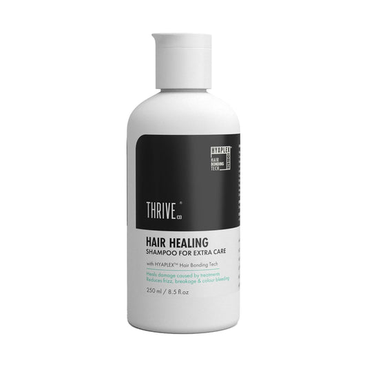 ThriveCo Damage Repair Hair Healing Shampoo | for Dry & Frizzy Hair | Bond Repair for Chemically Treated & Colored Hair | Nourishes, Softens & Smoothens | 250ml