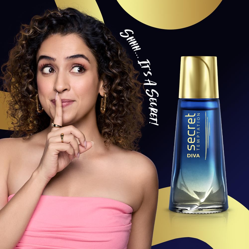 Secret Temptation Diva Luxury Perfume for Women | Long Lasting Smell & Aromatic Woody Fragrance | Eau de Parfum - 50 ml