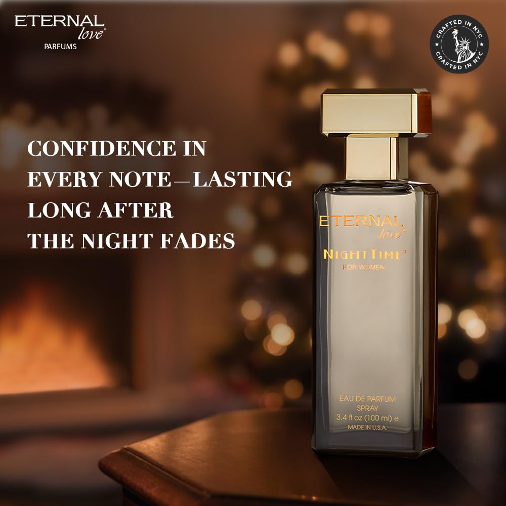 Eternal Love Nighttime â€“ Eau De parfum for Women | Delicate Floral & Seductive Musk Notes | Fresh, Elegant & Magnetic Scent | Aldehydes, Jasmine & Balsam | Long-Lasting Perfume | Gift for Her | 100ml