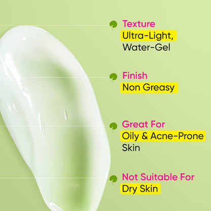 DOT & KEY Cica + Niacinamide Oil Free Moisturizer For Acne Prone Skin Oil Free & Lightweight Fades Dark Spots & Blemishes, Soothes Redness Acne Cream For Oily Acne Prone & Sensitive Skin 50Gm