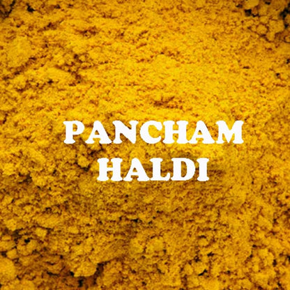 Namo Organics - Pancham Haldi 200g - Powder Ayurvedic Turmeric Blend with 5 Types of Turmeric Pure & Natural Haldi II The Original Pancham Haldi