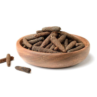 Namo Organics - 75g - Organic Whole Long Pepper - Pipli | Pipal | Pippali - Jumbo Size Harvest