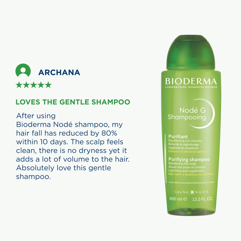 Bioderma Node G Purifying shampoo for hair with tendency to oiliness - 400ml