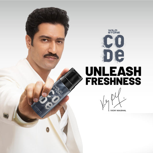 Wild Stone CODE Platinum Body Perfume for Men, 150ml | No Gas Deodorant | Long Lasting Body Spray