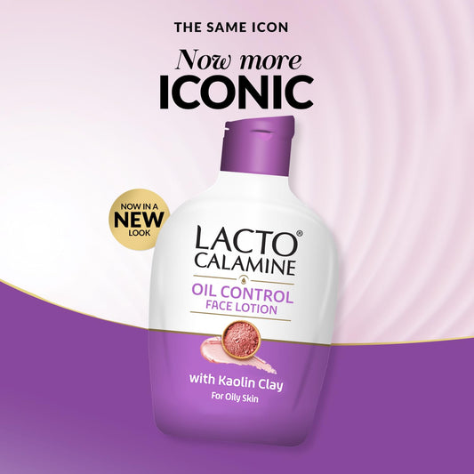 Lacto Calamine Face Lotion | 120ml | Daily Moisturizer For Face - Oily Skin | Kaolin Clay, Glycerine & Zinc Oxide | Abosrbs Excess Oil | Fights Pimples, Darkspots & Blackheads | Body Lotion