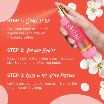 Secret Temptation Bold Body Mist Perfume for Women, 120ml|Long-Lasting Fragrance|Dermatologically Tested & Safe on SkinlFruity Body Mist Deo for Women
