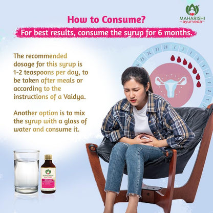 Maharishi Ayurveda Restone Syrup - Natural Supplement for Women with 15+ Herbs | Ideal for Women's Health and Wellness | Synergistic Combination of Time-tested Herbs - 200 ml