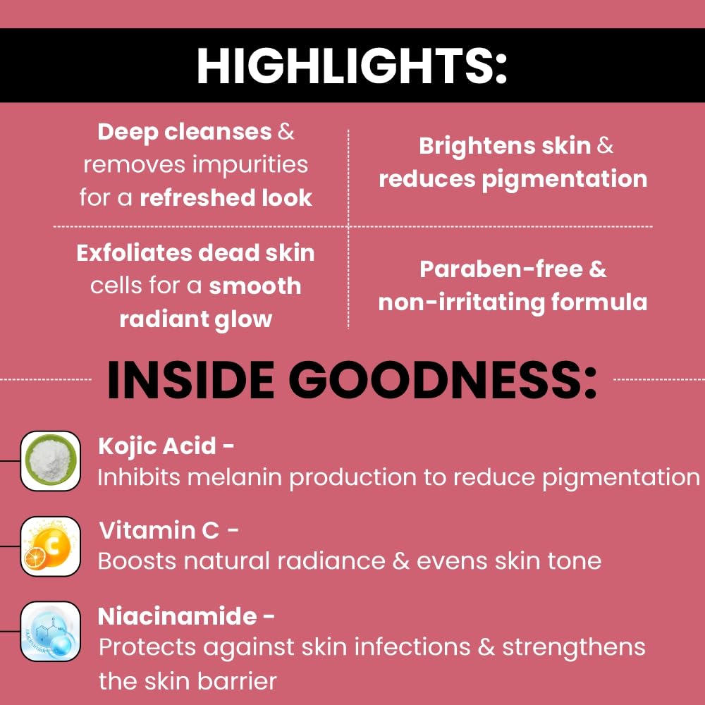 Ethiglo Deep Cleansing Facial Foam Face Wash for Healthy, Soft and Smooth Skin | Removes Dirt, Impurities and Excess Oil | Suitable for All Skin Types | Pack of 1 (70ml)