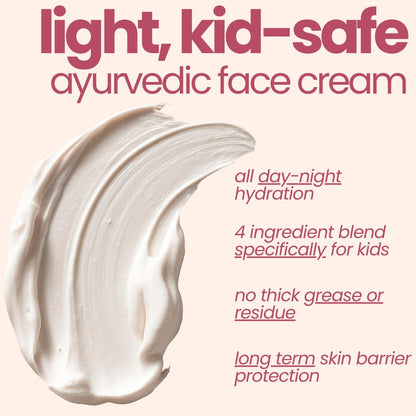 TucoÂ® Kids Kumkumadi Face Cream | Lightweight, Non Greasy & Fast Absorbing | Infused with Kumkumadi, Red Sandal Majistha & Turmeric | Fights Tan, Brighten Skin & Reduce Dull Spots | SLS & Paraben Free | Safe for Baby-50gm