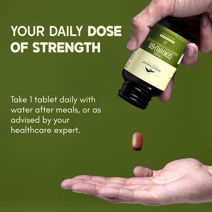 Rasayanam Gokshura Tablets 1000mg Gokhru per Serving, Highest Saponins 60%, Tribulus Terrestris for Men & Women | Improves Energy, Muscle Strength, Stamina & Supports Recovery - 60 Tablets