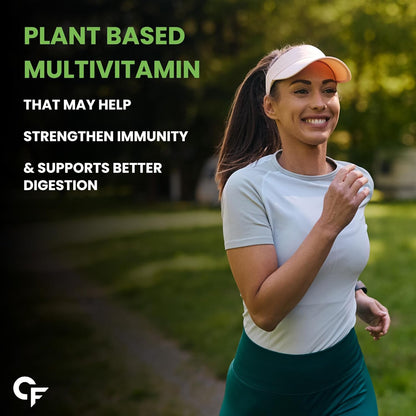 Carbamide Forte Plant Based Multivitamin Tablets for Men & Women for Immunity, Energy & Detox with 82 Ingredients like Superfoods, Greens, Vegetables, Fruits & Herbs Supplement Ã¢â‚¬â€œ 60 Veg Tablets