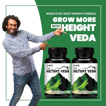 Vokin Biotech Original Height Veda Supreme Formula 60 Capsules (Pack of 1)