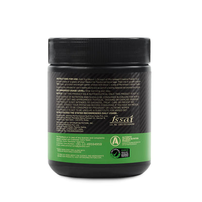 Optimum Nutrition (ON) Micronized Creatine Powder - 100 Gram, 33 Serves, 3g of 100% Creatine Monohydrate per serve, Supports Athletic Performance & Power, Unflavored.