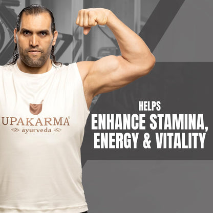 UPAKARMA Shilajit | Pure Extract Based (300 mg), Natural Strength & Stamina Booster |Lab Tested, R&D Backed 90 Veg Capsules- Pack of 1