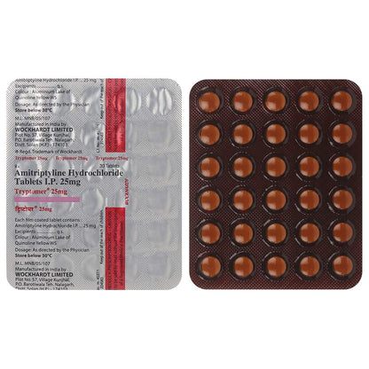 Tryptomer 25 Mg - Strip of 30 Tablets