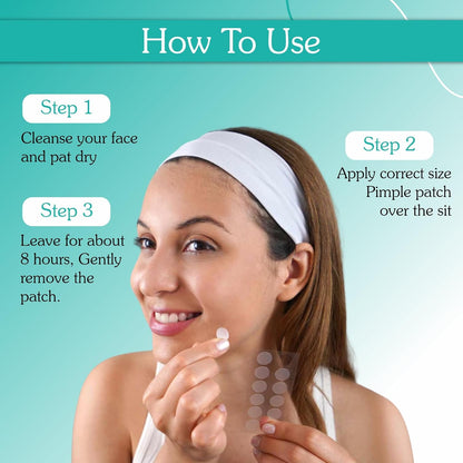 BAKE 2% Salicylic Acid Hydrocolloid Pimple Patches (36 Dots) | Absorbs Oil, Prevents Acne | Waterproof Patches | For Acne, Acne Marks, Acne Prone Skin - 36 Dots