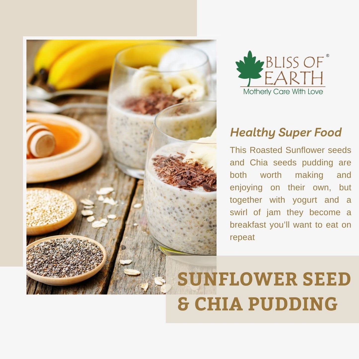 Bliss of Earth Sunflower Seeds- Dehulled Sunflower Seeds for Eating - Natural & Organic Superfood for Snacking - Rich in Fibre & Protein - for Skin & Hair - 600gm