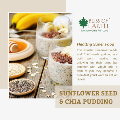 Bliss of Earth Dehulled Sunflower Seeds 500gm For Eating & Weight Loss, Naturally Organic Superfood
