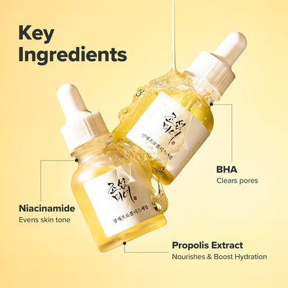 Beauty of Joseon Glow Serum with Propolis & Niacinamide (30ml) | Korean Face Serum for Glowing Skin, Pore Minimizing, Brightening & Hydration