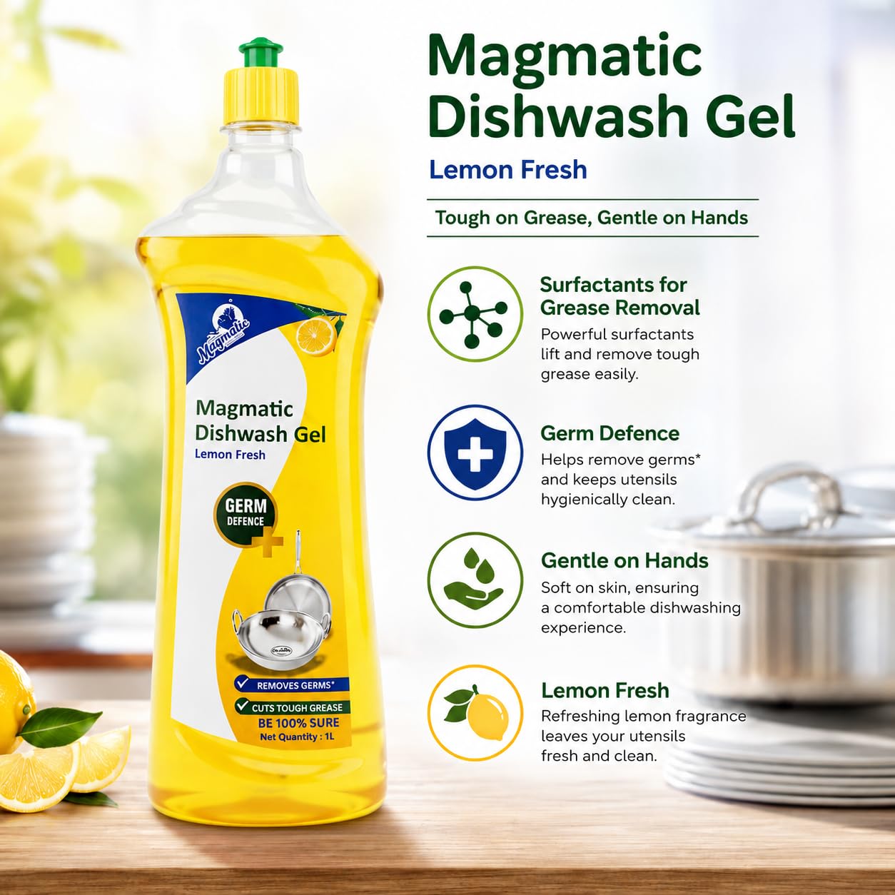 Why the Magmatic Lemon Fresh Gel Might Just Be Your Kitchen’s New Sidekick