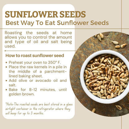 Bliss of Earth Sunflower Seeds- Dehulled Sunflower Seeds for Eating - Natural & Organic Superfood for Snacking - Rich in Fibre & Protein - for Skin & Hair - 600gm