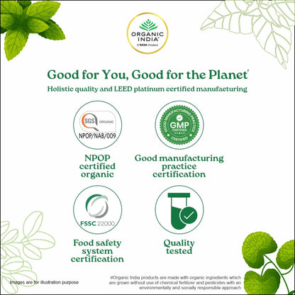 A TATA Product - Organic India Moringa Powder - 100g, Essential Nutrition Superfood, Helps Naturally Boost Energy Levels, Improves Stamina & Vitality, Rich In Vitamins & Minerals