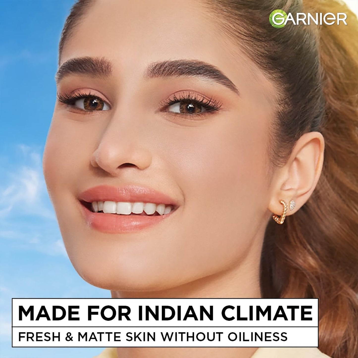 Garnier Fresh & Matte Salicylic Acid Sorbet Moisturizer Cream, Salicylic Acid + Niacinamide + Vitamin C, 9x Lighter Sorbet Cream, For Hydration & Oil Control, Suitable for Oily to Normal & Combination Skin, 90g