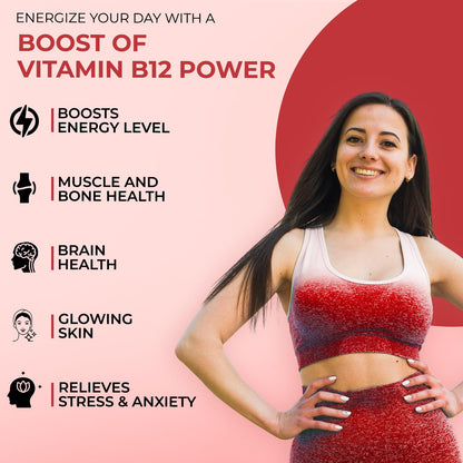 The Body Reserve Plant Based Vitamin B12 Supplement For Men & Women 60 Capsules Organic Vitamin B12 For Nerve And Brain Health Vegan Capsules, Daily One 60 Days Pack