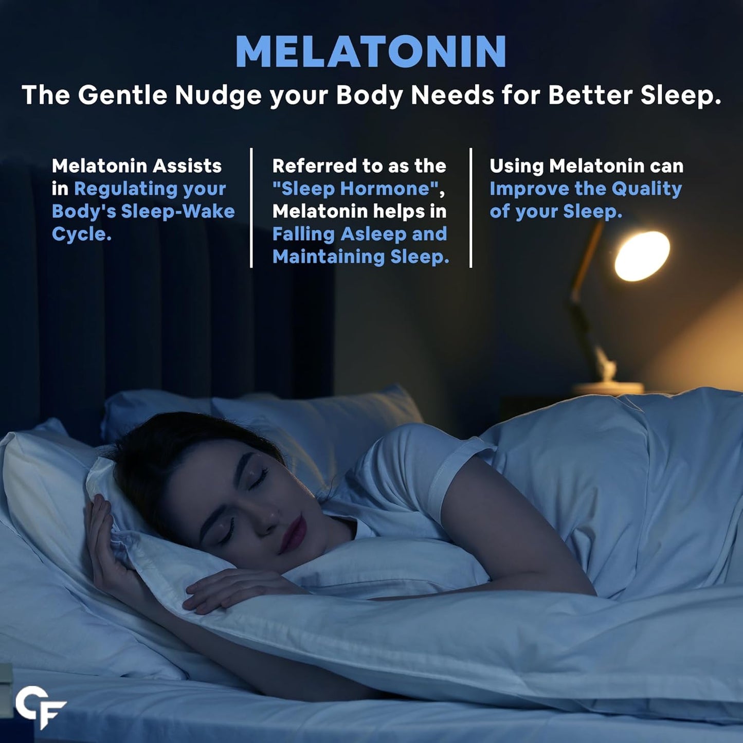 Carbamide Forte 10 mg Melatonin Gummies to Sleep | Sleep Gummies for Men and Women | Gummies for Deep Sleep | Sleep Supplements | 60 Veg Sugar Free Melatonin Gummies 10mg