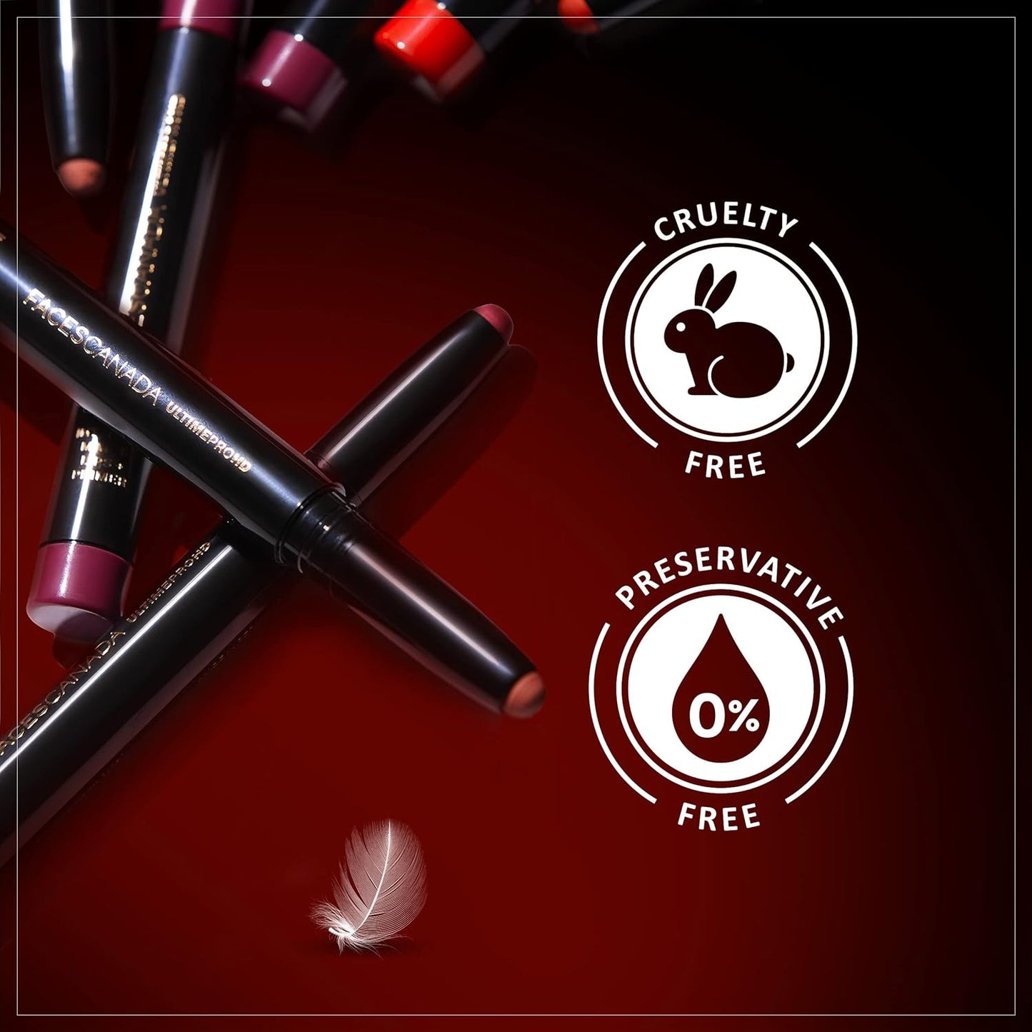 FACES CANADA Ultime Pro HD Intense Matte Lips + Primer - Wine Shot 26, 1.4g | 9HR Long Stay | Primer Infused For Flawless HD Matte Finish | Intense Color Lightweight Silky Smooth Cream Application