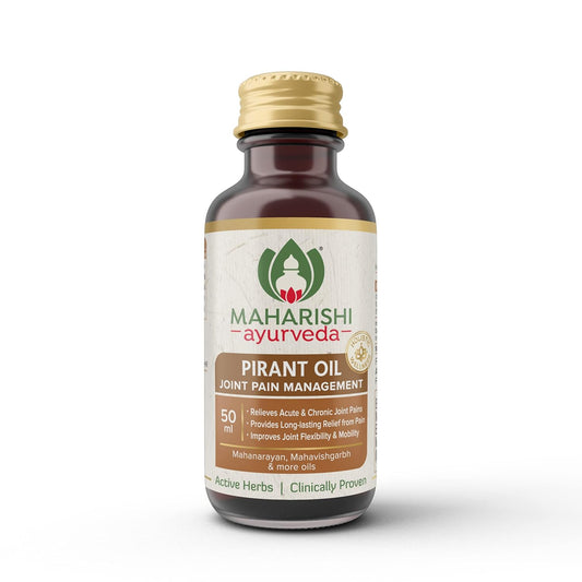 Maharishi Ayurveda Pirant Oil - Ayurvedic Massage Oil for Joint and Muscle Pain Relief -50ml