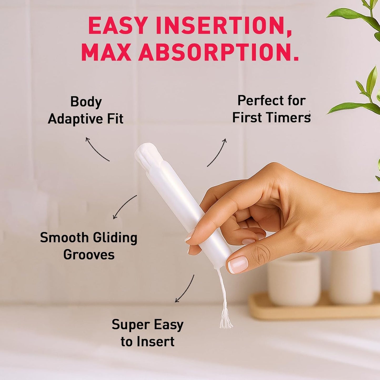 Sirona Regular Flow Tampons with Applicator - 16 Pieces | Made in Europe | Ultra Soft & Comfortable | Highly Absorbent | BPA Free | FDA Approved