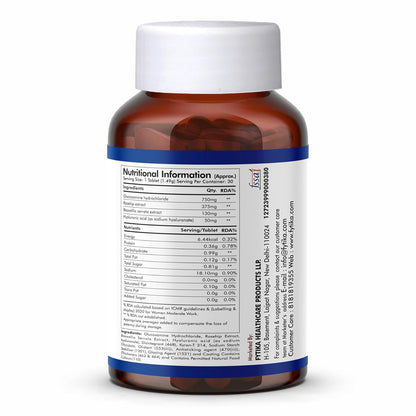 Fytika Flexi Move - 30 Tablets | Joint Support Supplement, Glucosamine, Rosehip, Boswellia Serrata, Supports Bone, Joint, Cartilage Health, For Men, Women