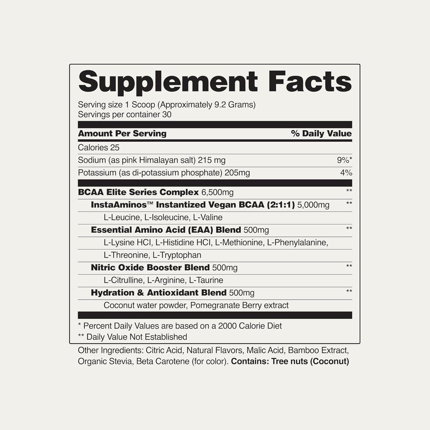 Snap Supplements BCAA Powder - 5g Vegan Branched Chain Amino Acids (2:1:1 Leucine Isoleucine Valine) + Essential Amino Acids with Nitric Oxide Booster, 30 Servings, Pomegranate Watermelon