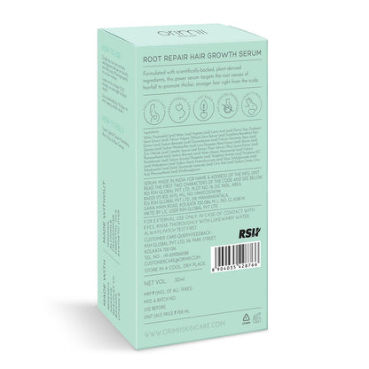 Orimii Postpartum Hair Growth Serum with Redensyl | Repairs Roots, Promotes Hair Growth & Prevents Breakage After Delivery | Lightweight, Non-Sticky & Non-Greasy | Loved by New Mamas â€“ 30ml