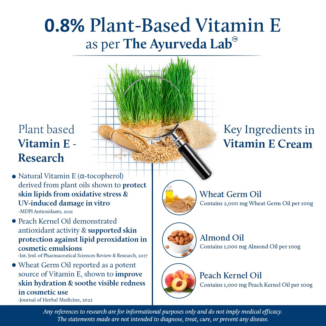 Blue Nectar Anti Aging Cream for Women for Wrinkles Fine Lines with Plant Based Vitamin C Vitamin E (14 Herbs, 50g)