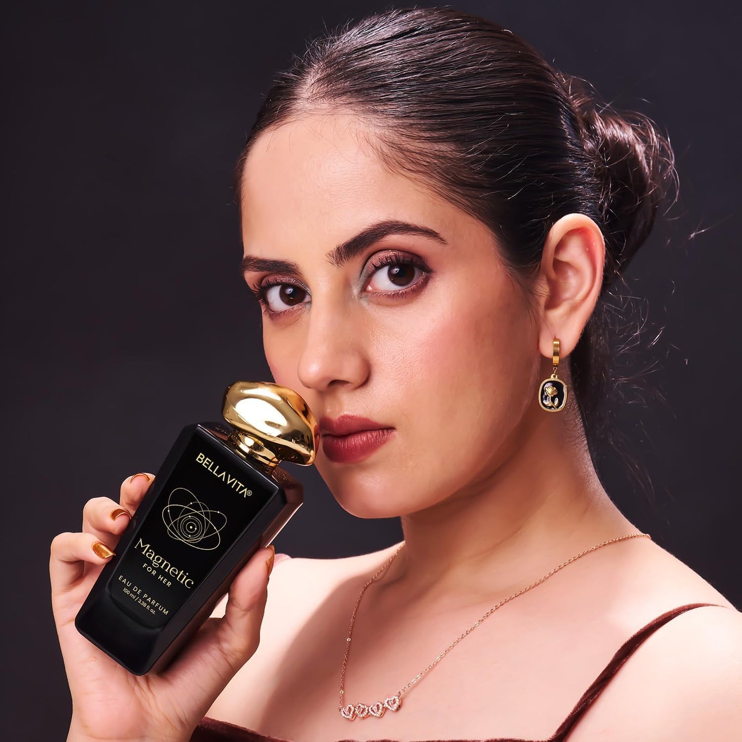 BELLAVITA Mood Collection Magnetic 100ml EDP Perfume for Women | Cherry, Jasmine and Rose | Fruity and Floral Long Lasting Fragrance Perfume for Woman