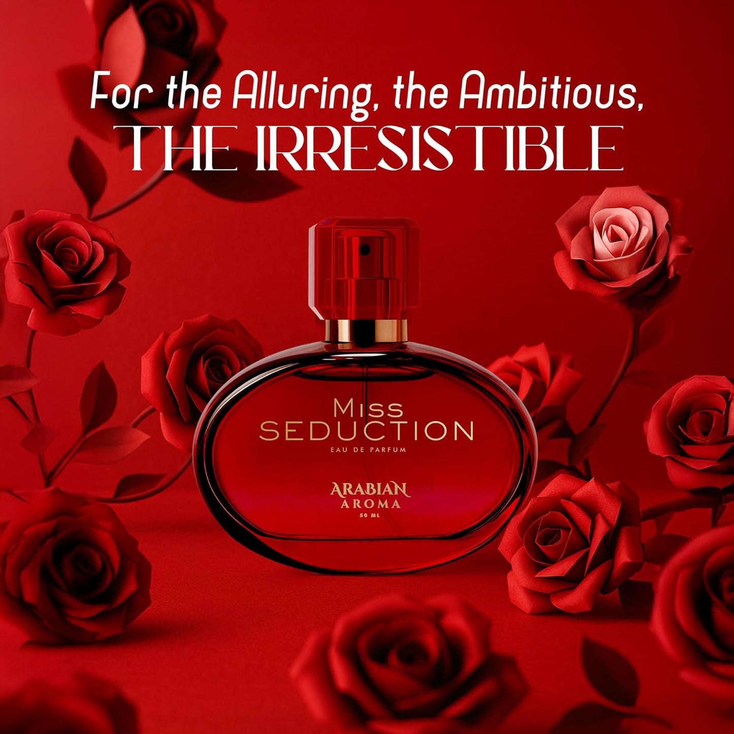 Arabian Aroma Miss Seduction Perfume Eau de Parfum - Long Lasting Perfume for Women â€“ Womens Perfumes Long Lasting â€“ 50ml