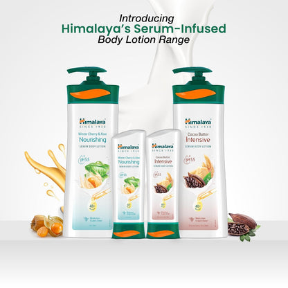 Himalaya Cocoa Butter Intensive Serum Body Lotion 400ml | 48 H Moisturization | pH 5.5 | With Cocoa Butter & Wheat Germ Oil Extracts| For Dry Skin