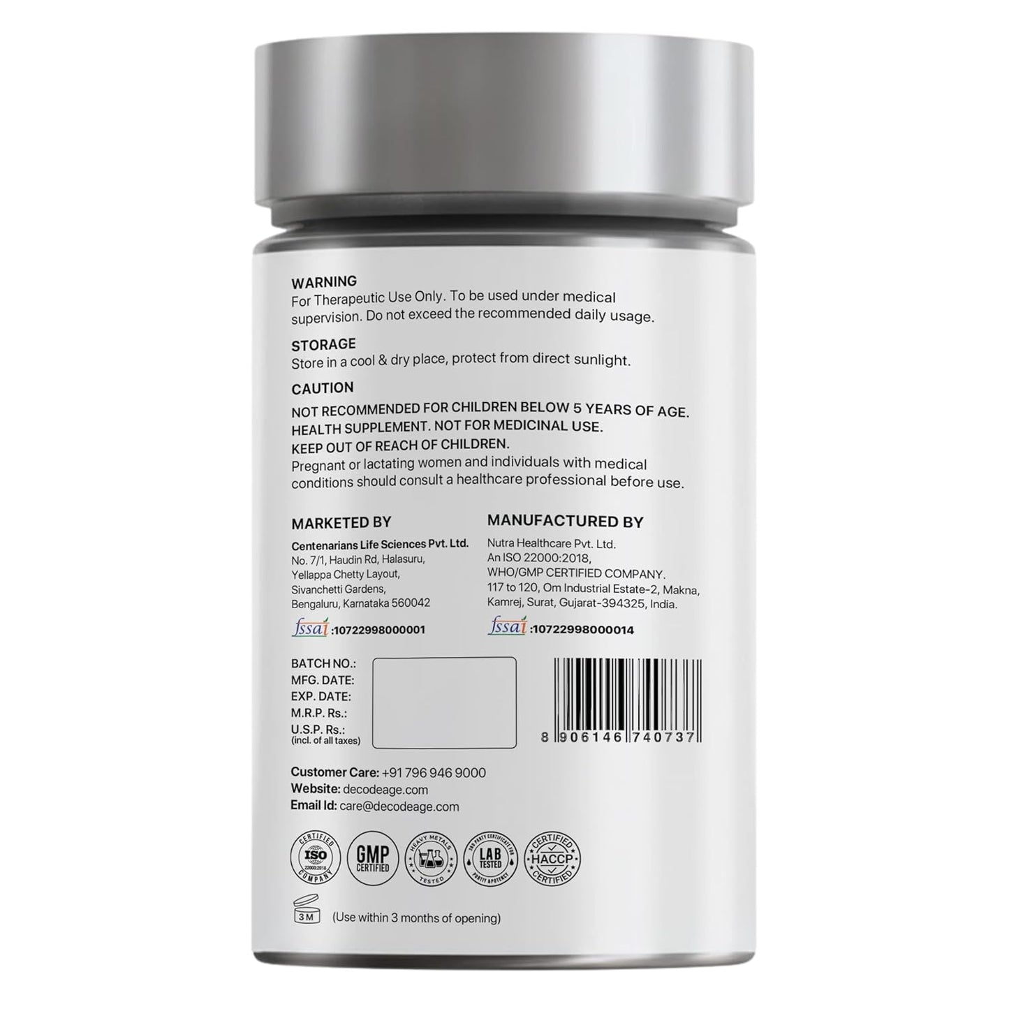 Decode Age DAKE 5000 IU | Vitamin D3 K2 Supplement with Vitamins E & A in MCT Oil for Bone, Immune, Heart and Vision Support | Vegan Capsules | 1 Month Supply