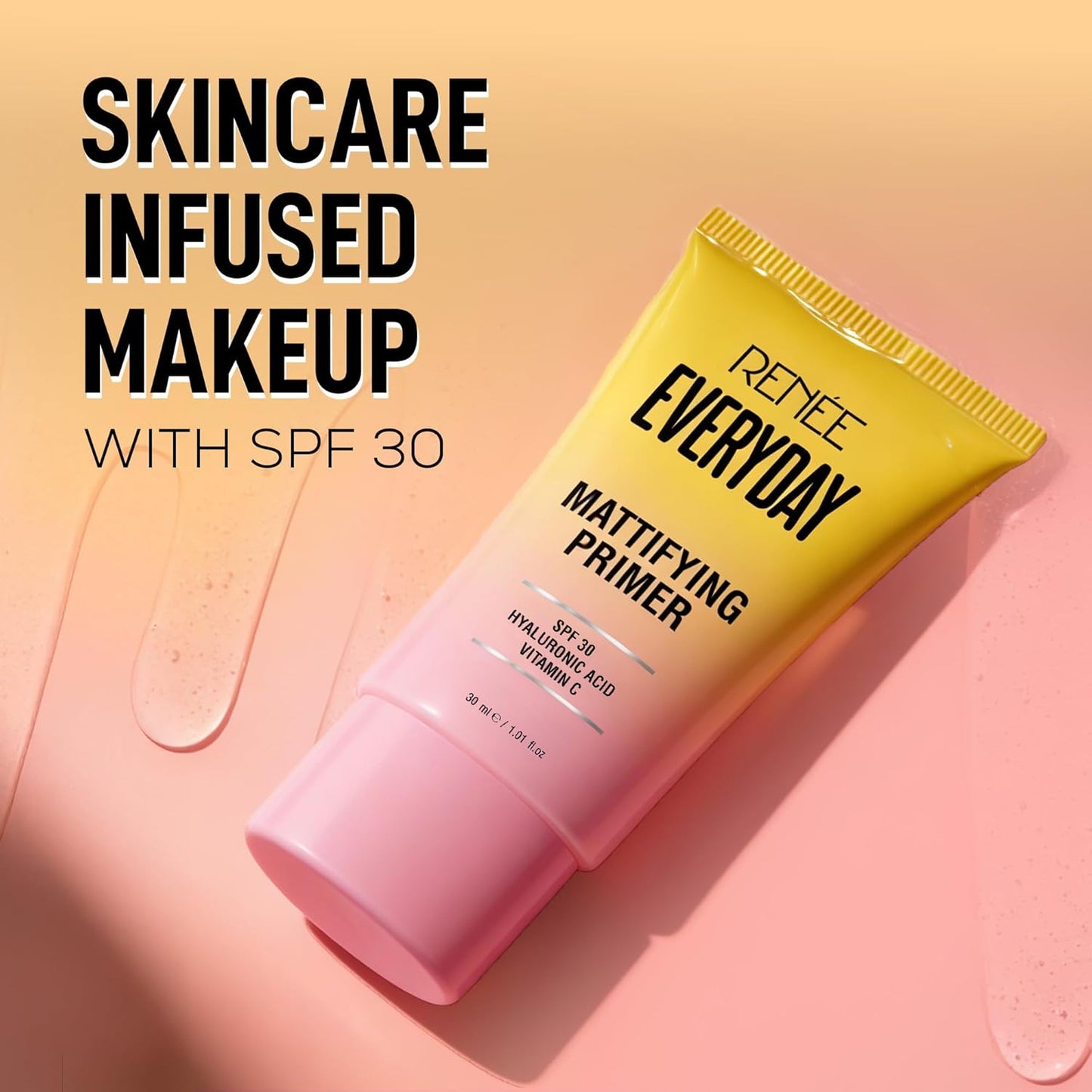RENEE Everyday Primer, Blurs Fine Lines, Wrinkles & Pores, Smoothen Skin Texture, Lightweight & Non-Sticky, Long Lasting Formula with Matte Finish, Cruelty-Free Skincare Infused Makeup, 30 Ml