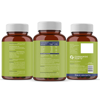 Carbamide Forte Coenzyme Q10 | CoQ10 Supplement 300mg with Selenium 40mcg | Coq10 Ubiqinol Supports Heart Health and Vascular Health | 100% Vegetarian â€“ 30 Capsules (pack of 1)