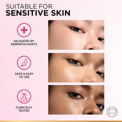 Lâ€™OrÃ©al Paris Glycolic-Bright Anti Dark Spot Exfoliant Peel 15% AHA + BHA + PHA + Niacinamide 25ml | Suitable for Sensitive Skin | Results in 1st use