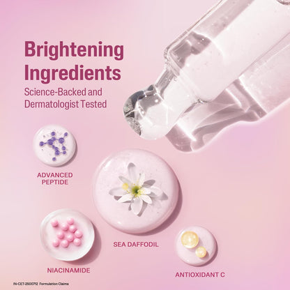 CETAPHIL Bright Healthy Radiance Perfecting Serum | 10ml | GentleBright Technologyâ„¢ with Antioxidant C and Advanced Peptide | 7x POWER for Radiant Sensitive Skin | Fragrance Free