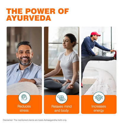 Himalaya Ashvagandha - General Wellness Tablets, 60 Tablets | Stress Relief | Rejuvenates Mind & Body