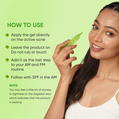 Dot & Key Cica Clear Spot Correction Gel for Active Acne | Soothing, Lightweight & Non Drying | Reduces Active Acne & Redness | Fades Acne Scars & Dark Spots | For Oily, Acne Prone Skin | For Women & Men | 20ml